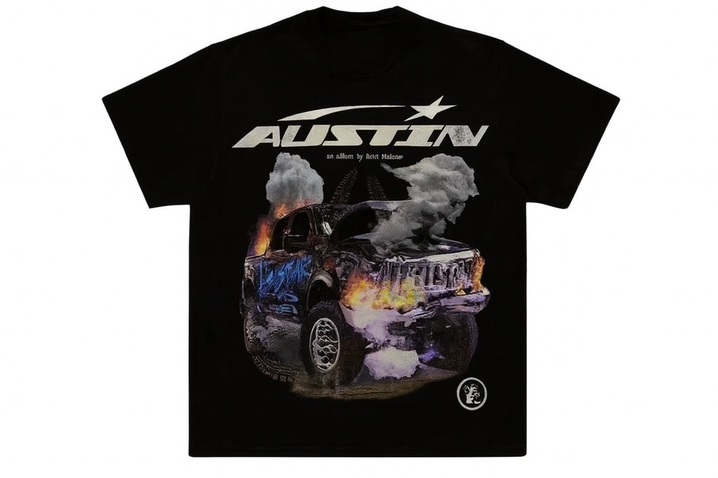Hellstar x Post Malone Austin Tee Black
