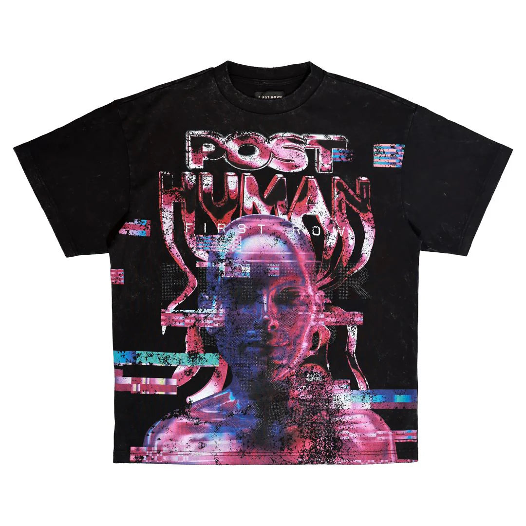 FIRST ROW POST HUMAN CONNECTED WASHED TEE