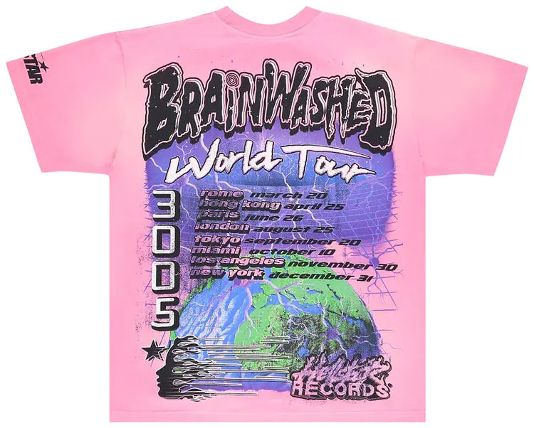 Hellstar Brainwashed Tee 'Pink'