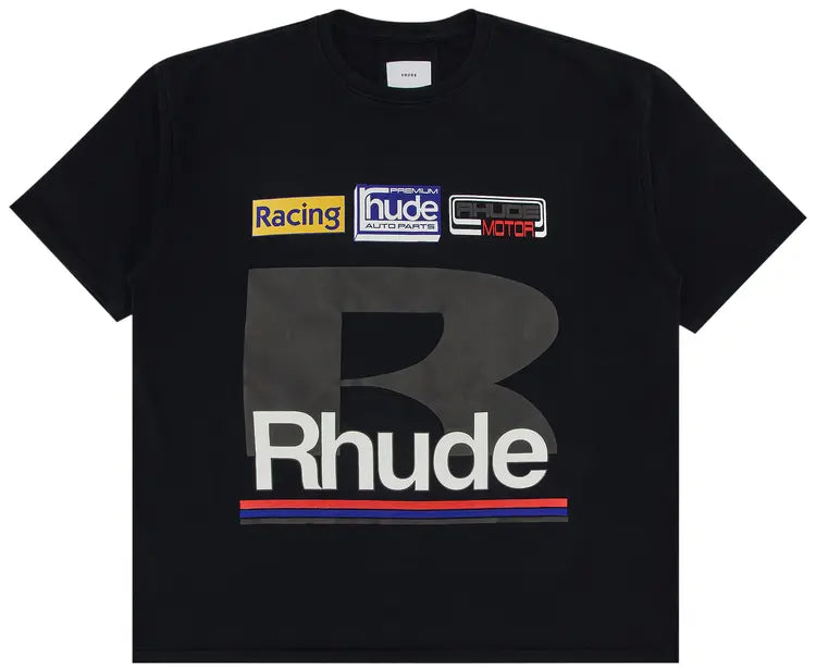 Rhude Petrol Patch Tee 'Vintage Black'