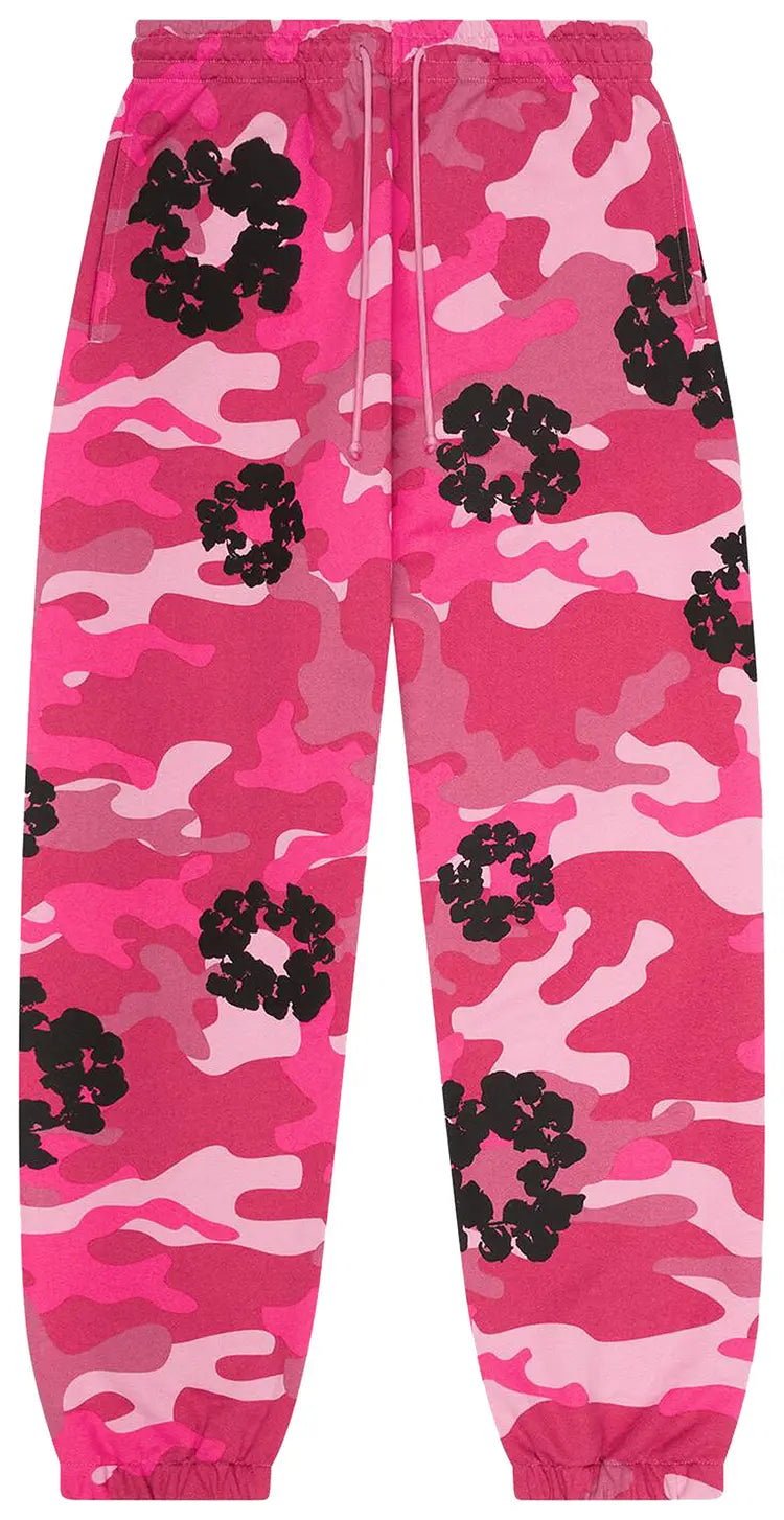 Denim Tears Wreath Sweatpant 'Pink Camo'