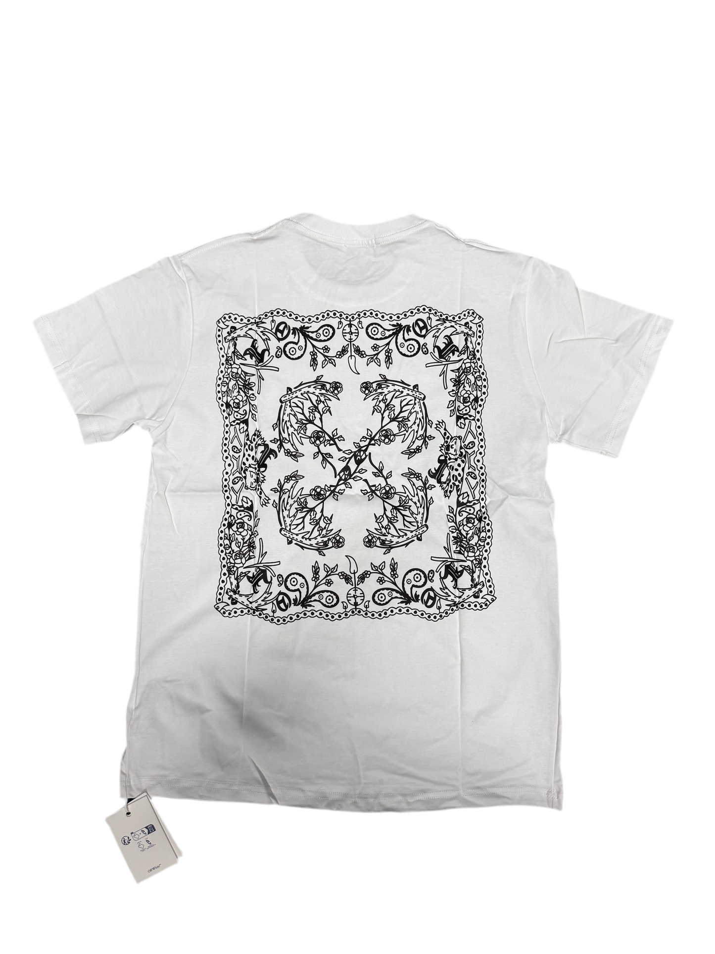 Off-White Paisley Tee White