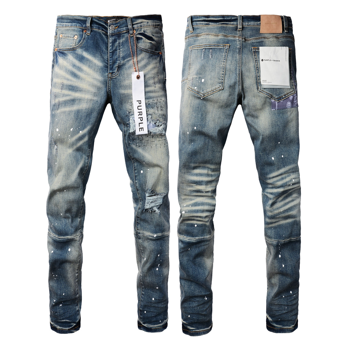 Purple jeans