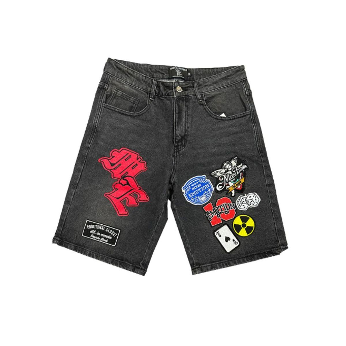 'Danger' Patch Shorts ('Danger' Patch Shorts)