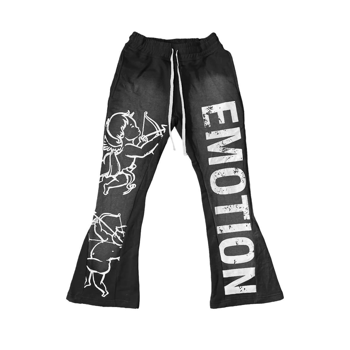 Black Cupid Flare Sweatpants (Black “Cupid” Flare Sweatpants)