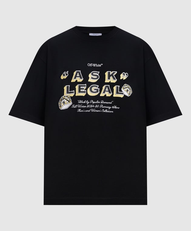 Off-White Ask Legal Tee Black