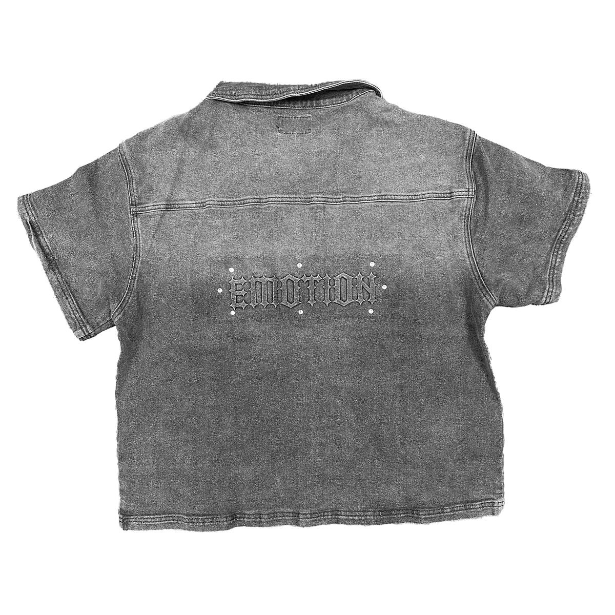 'Paisley' Denim Black Shirt ('Paisley' Denim Black Shirt)