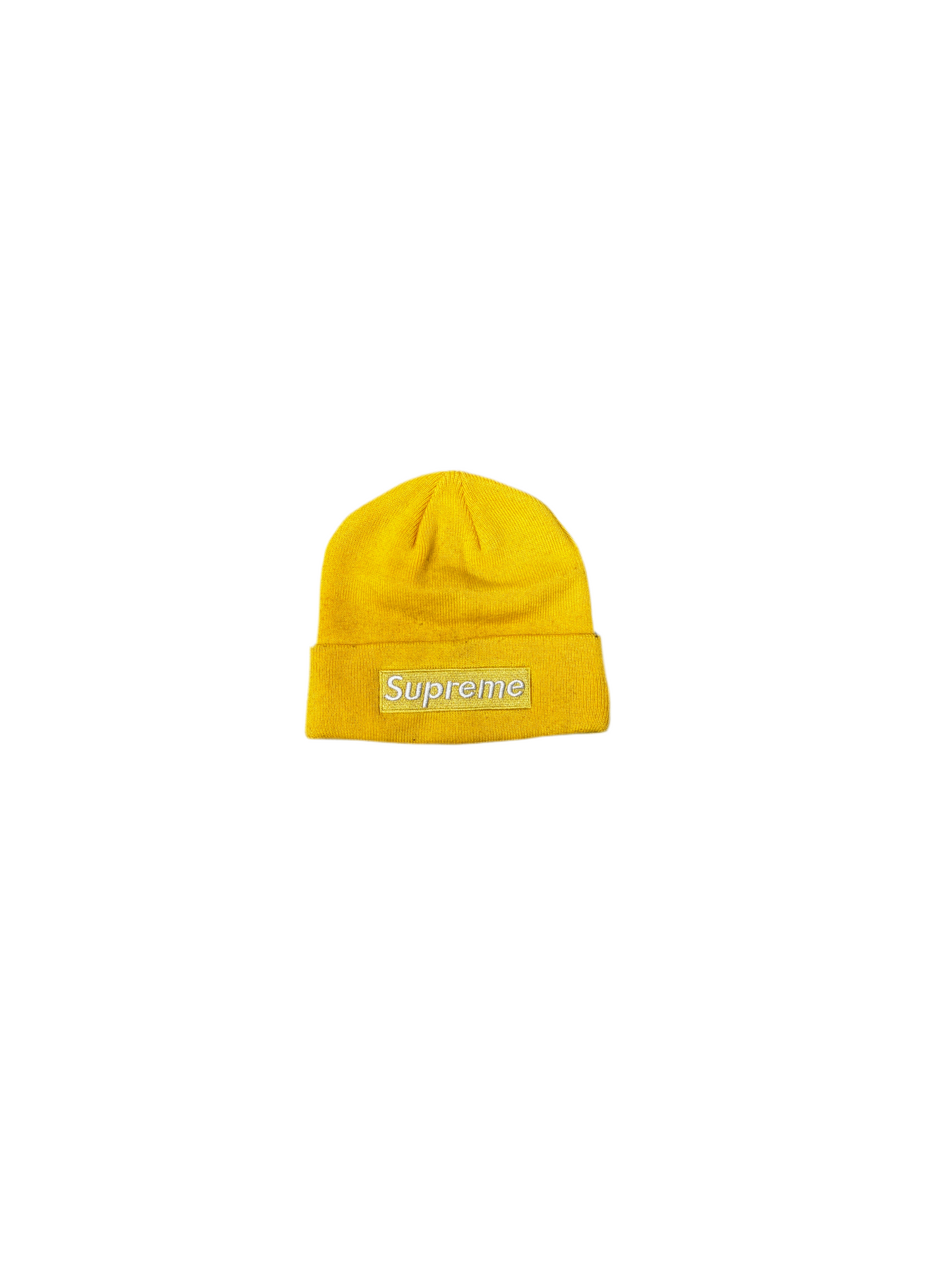 SUPREME beanie (yellow)