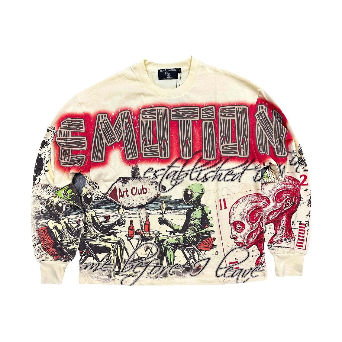 'Art Club' Cream Long Sleeve 'Art Club' Cream Long Sleeve