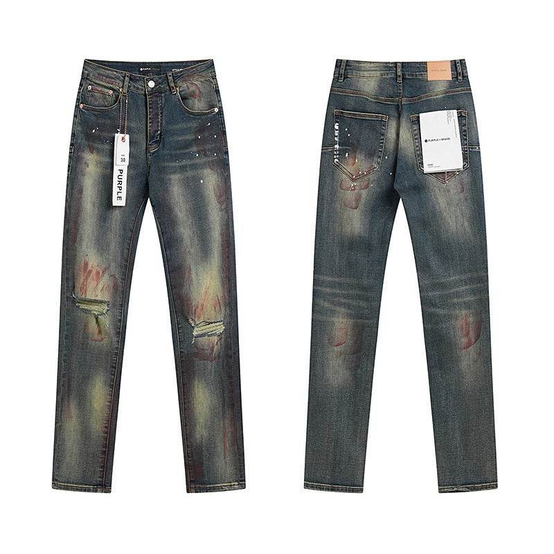 Purple jeans