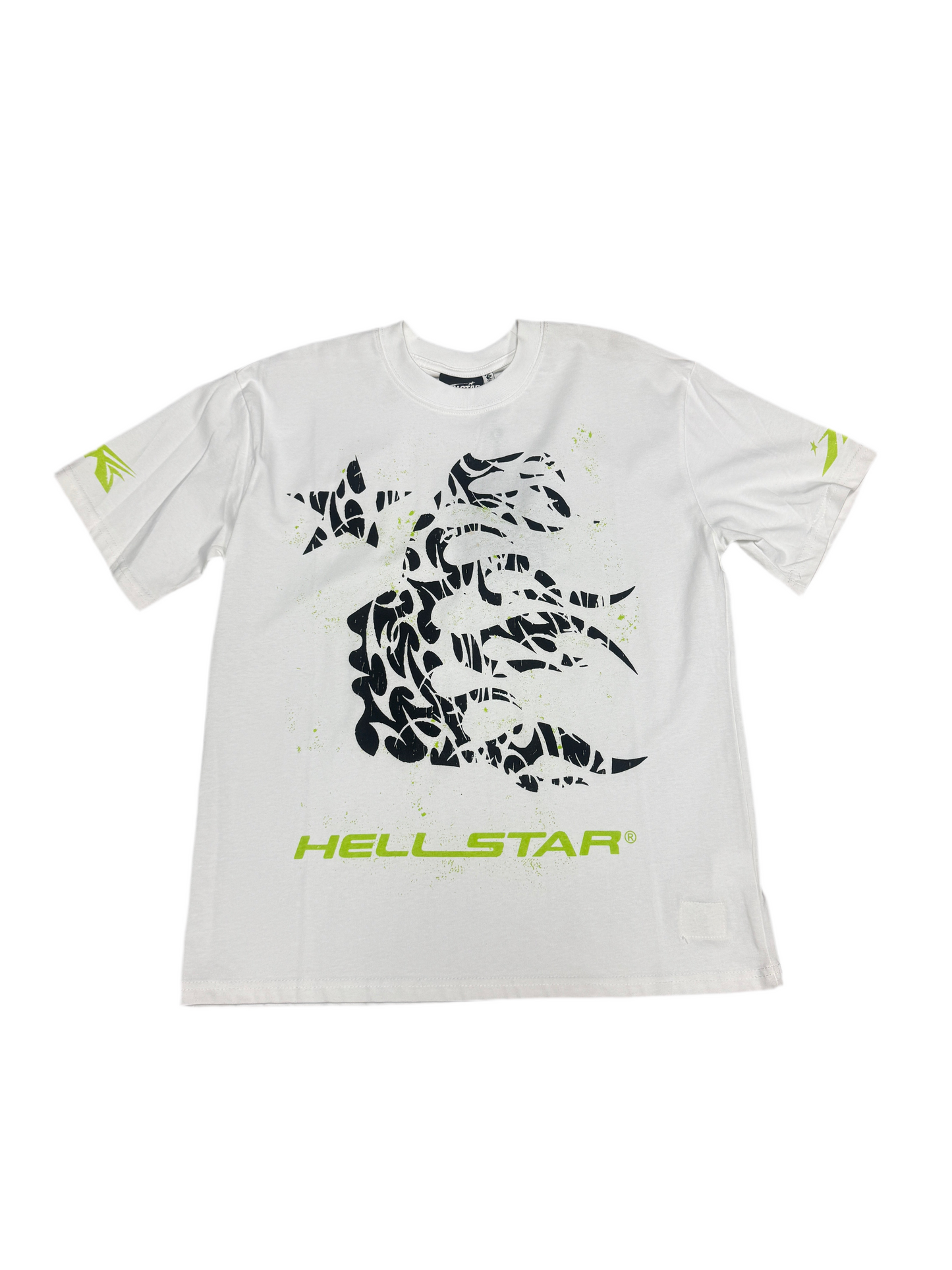 HELLSTAR PATH TO PARADISE LOGO Green (white)