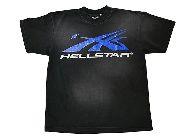 Hellstar Sport Logo (Black/Blue) Tee
