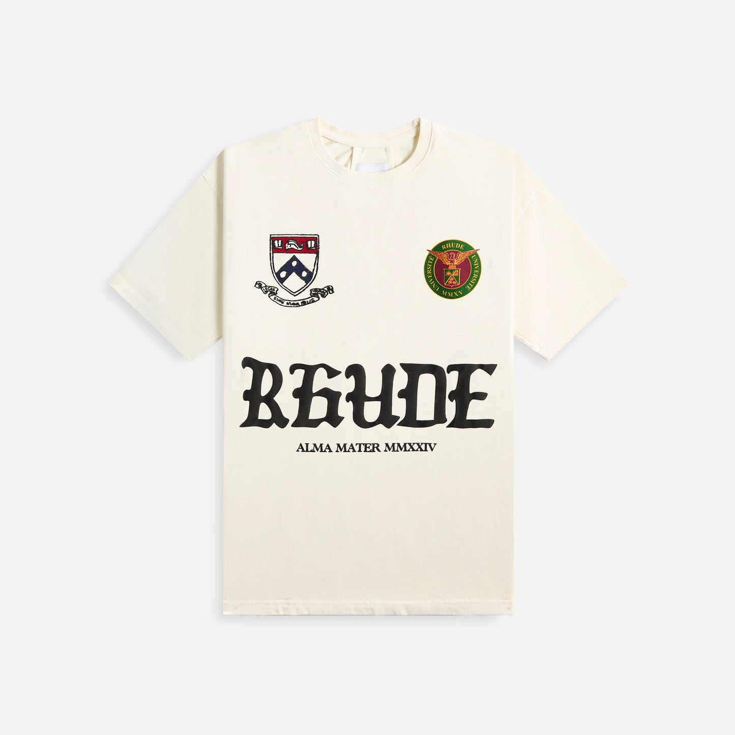 Runway Script Tee White