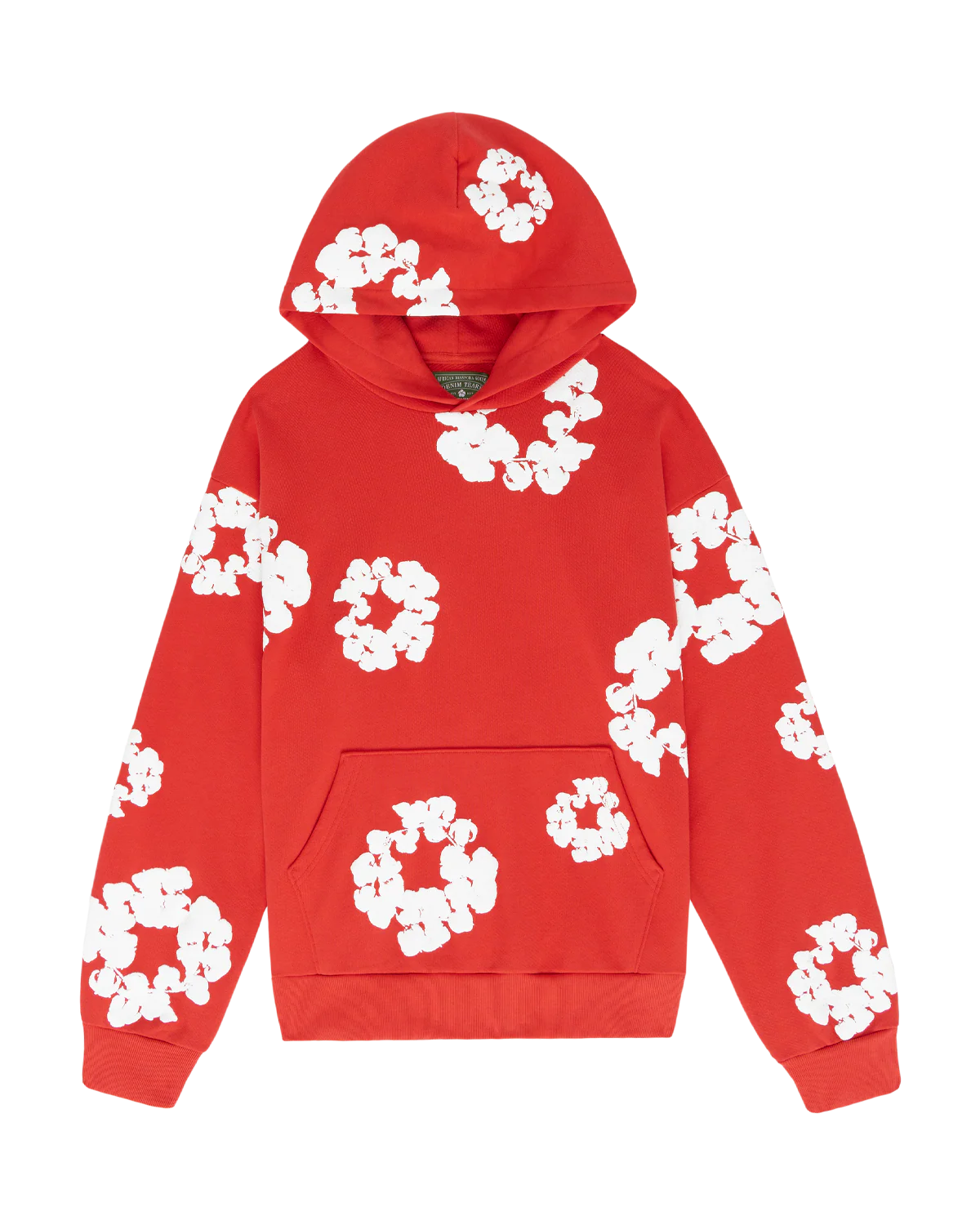 Denim Tears The Cotton Wreath Hooded Sweatshirt 'Red'o