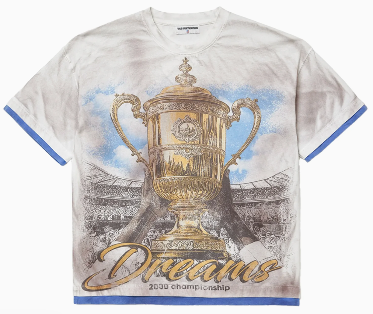 Vale Forever Champions League Tee Vintage White Blue