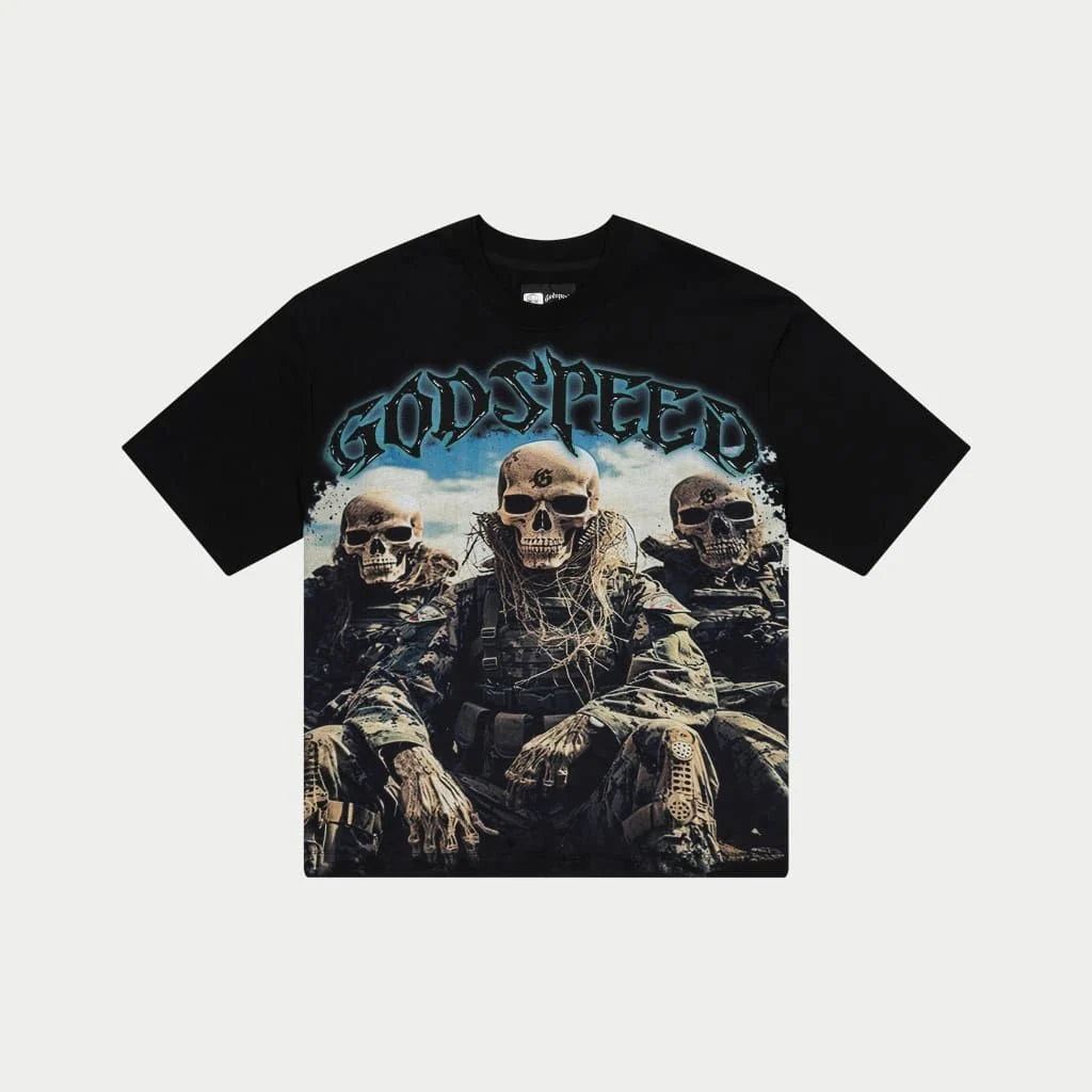 Godspeed Squadron Tee Black