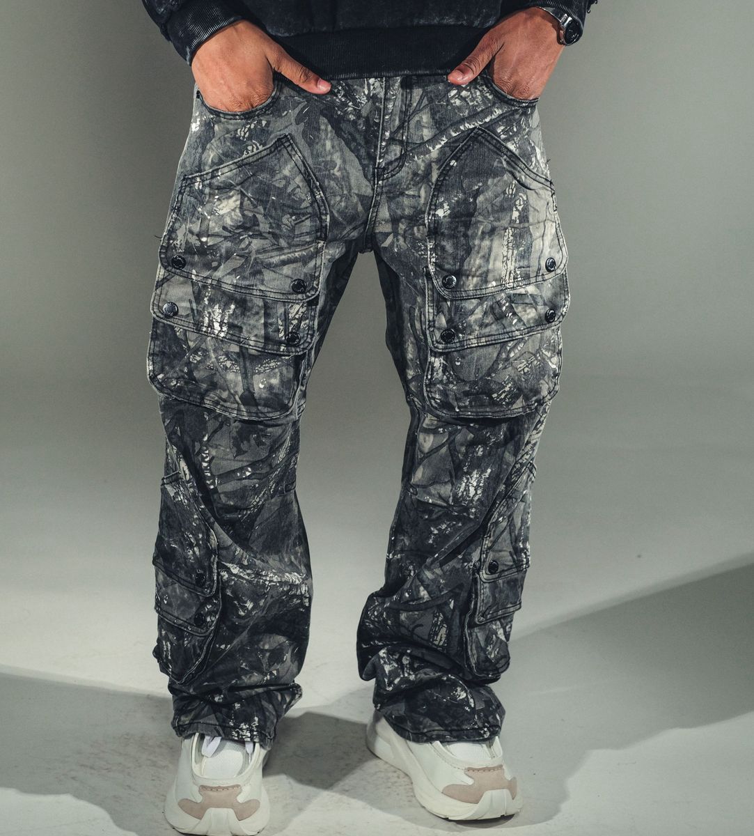 WESTERN FIT BRUSH CAMO JEANS