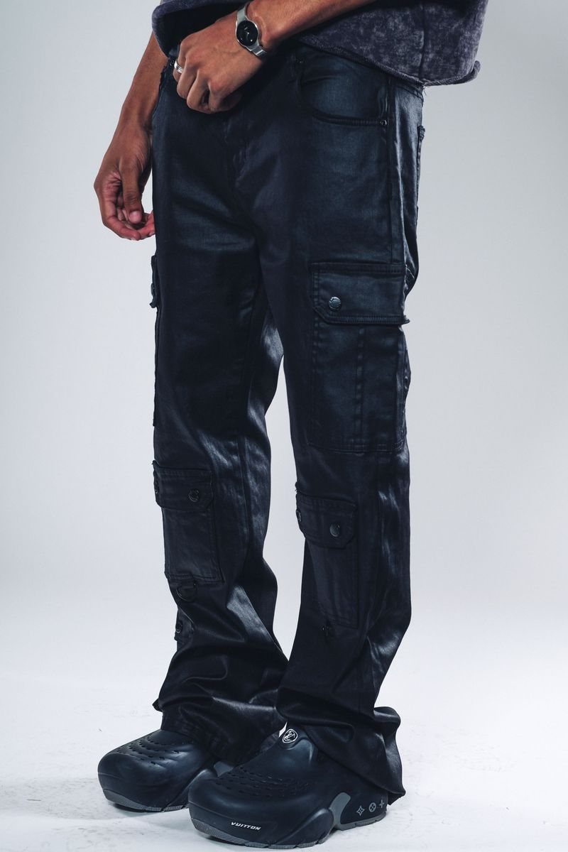 WESTERN FIT WAX COATED DENIM