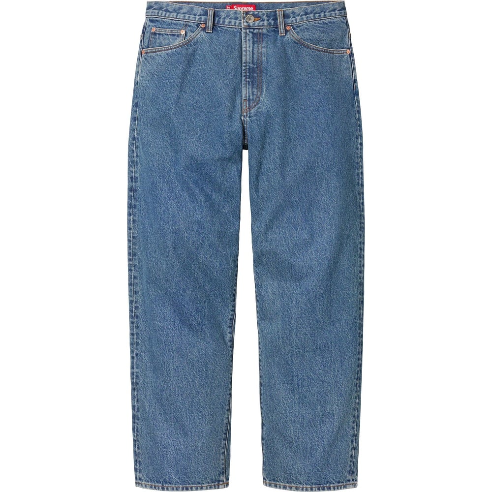 Supreme Baggy Jeans Indigo Washed