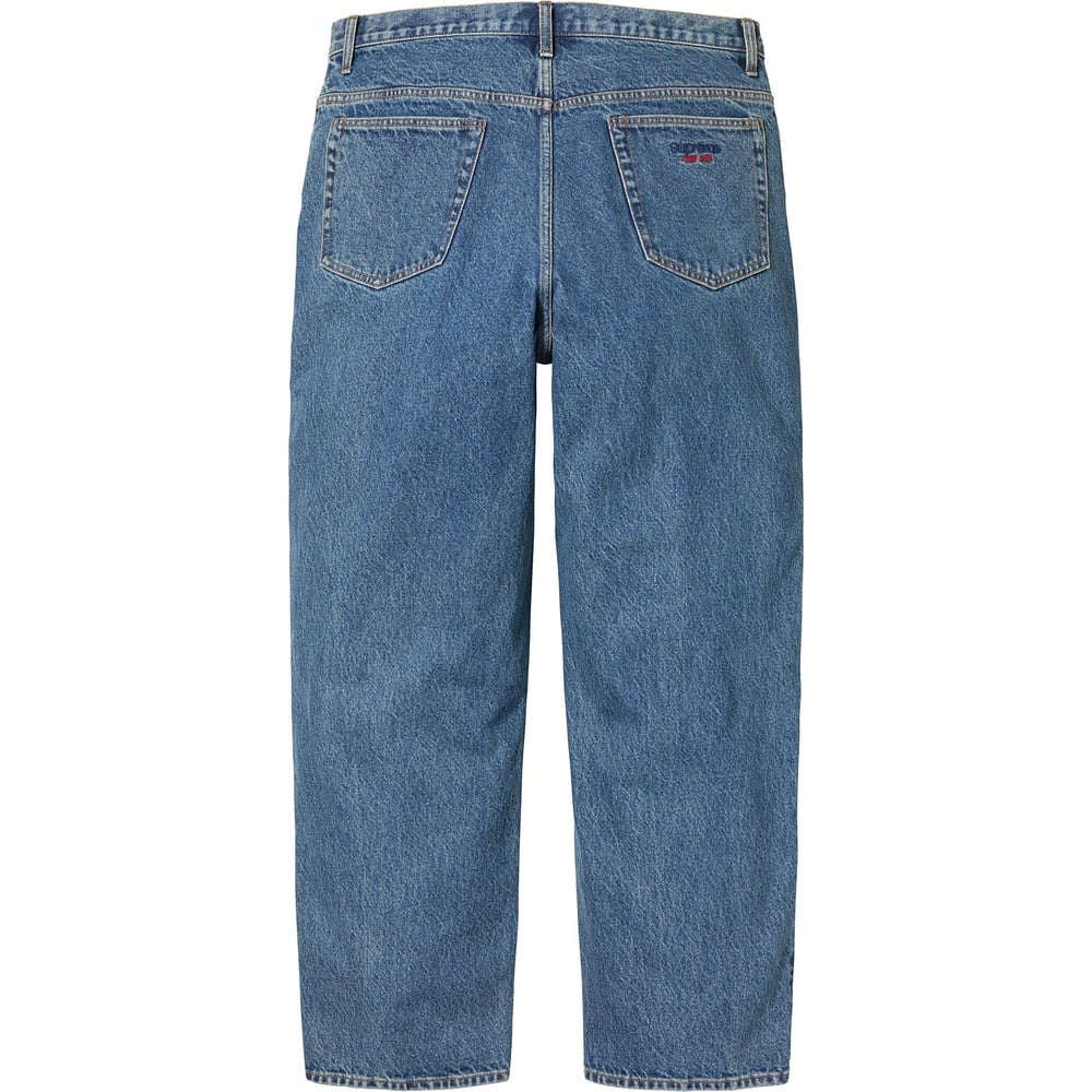 Supreme Baggy Jeans Indigo Washed