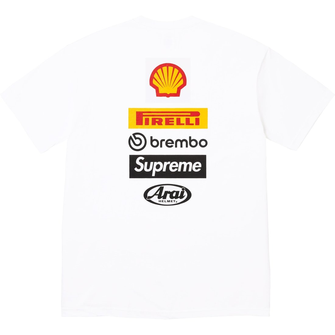 Supreme®/Ducati® Logos Tee White
