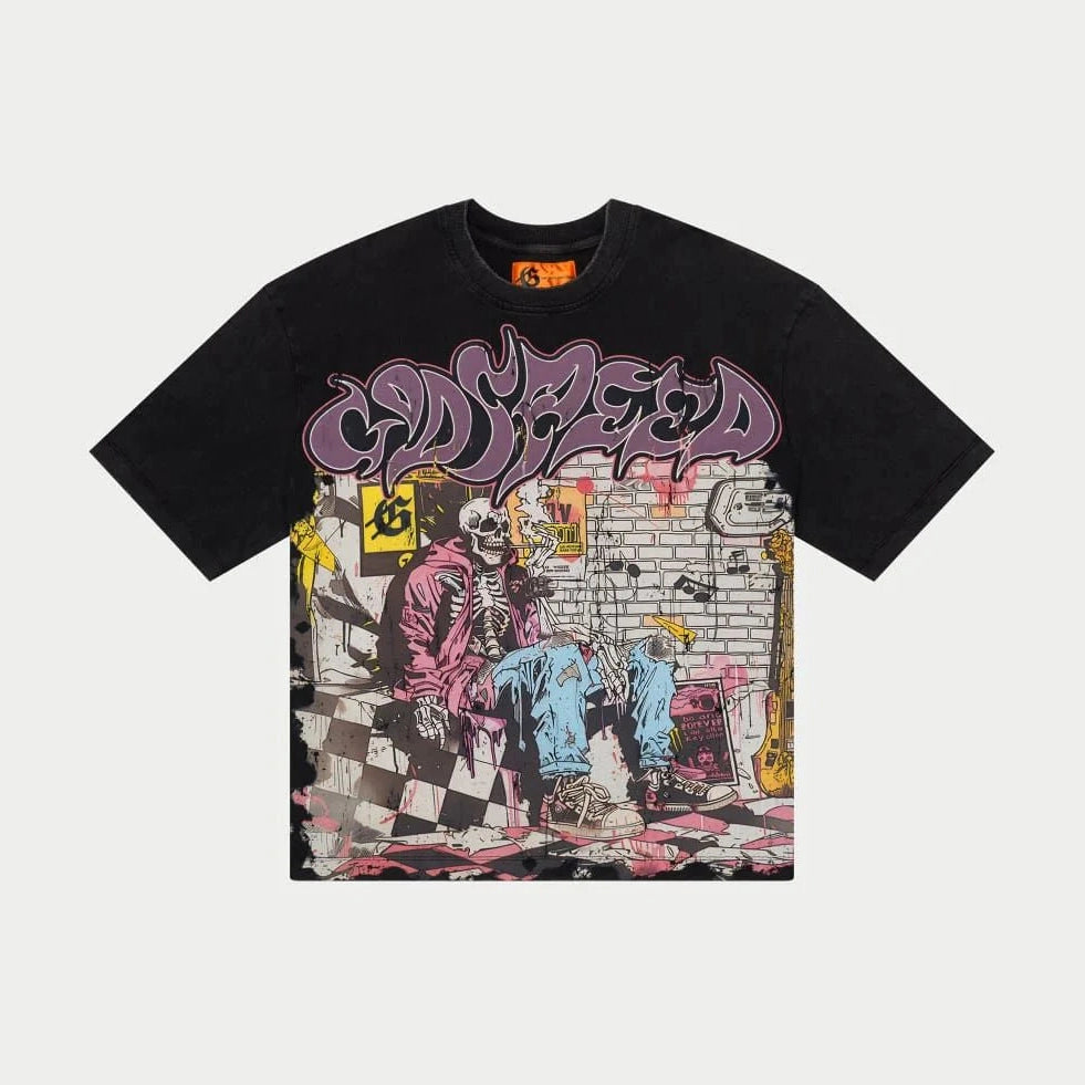 Godspeed Stoner T-shirt Black