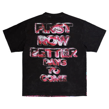 FIRST ROW POST HUMAN CONNECTED WASHED TEE