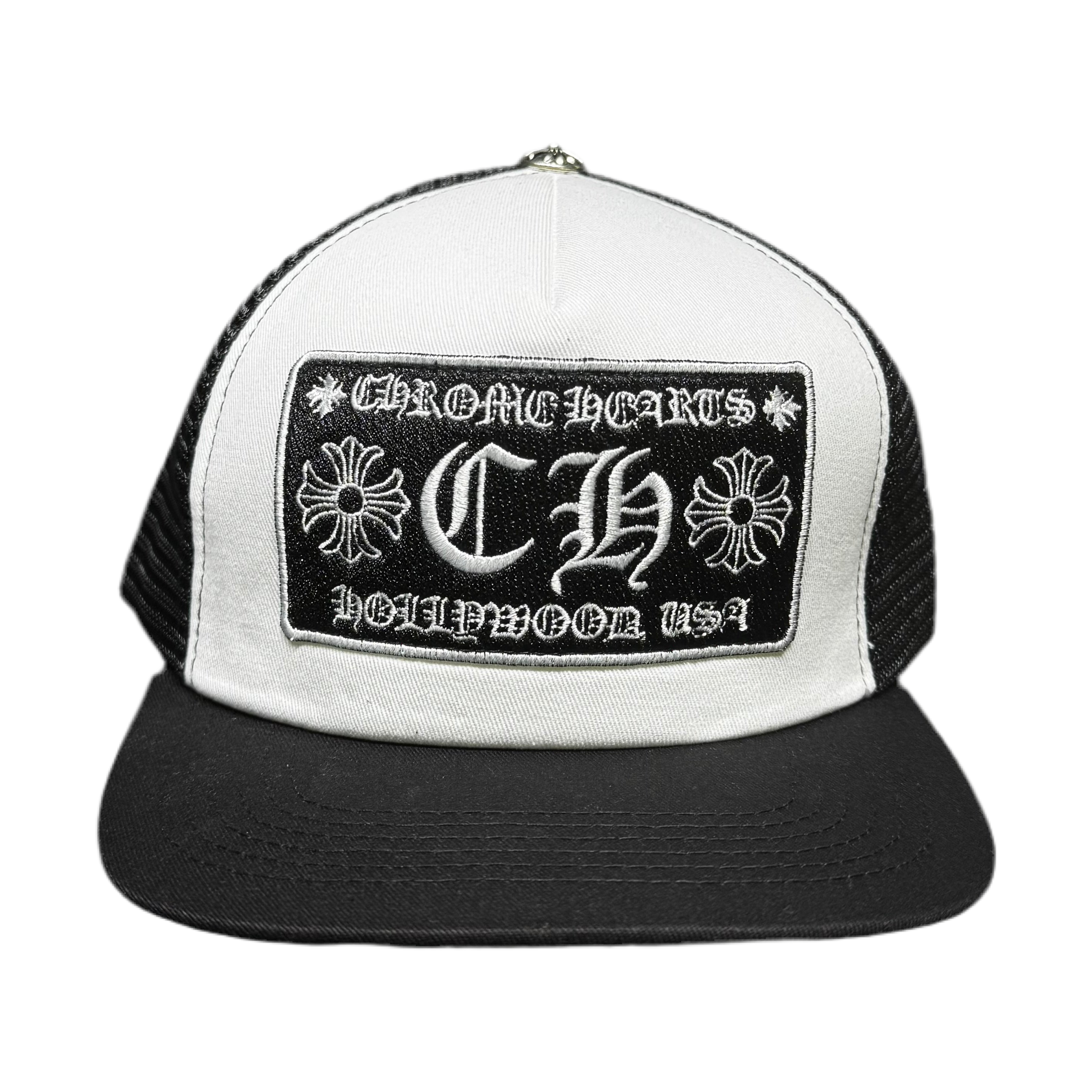 CHROME HEART LOGO blanco/negro
