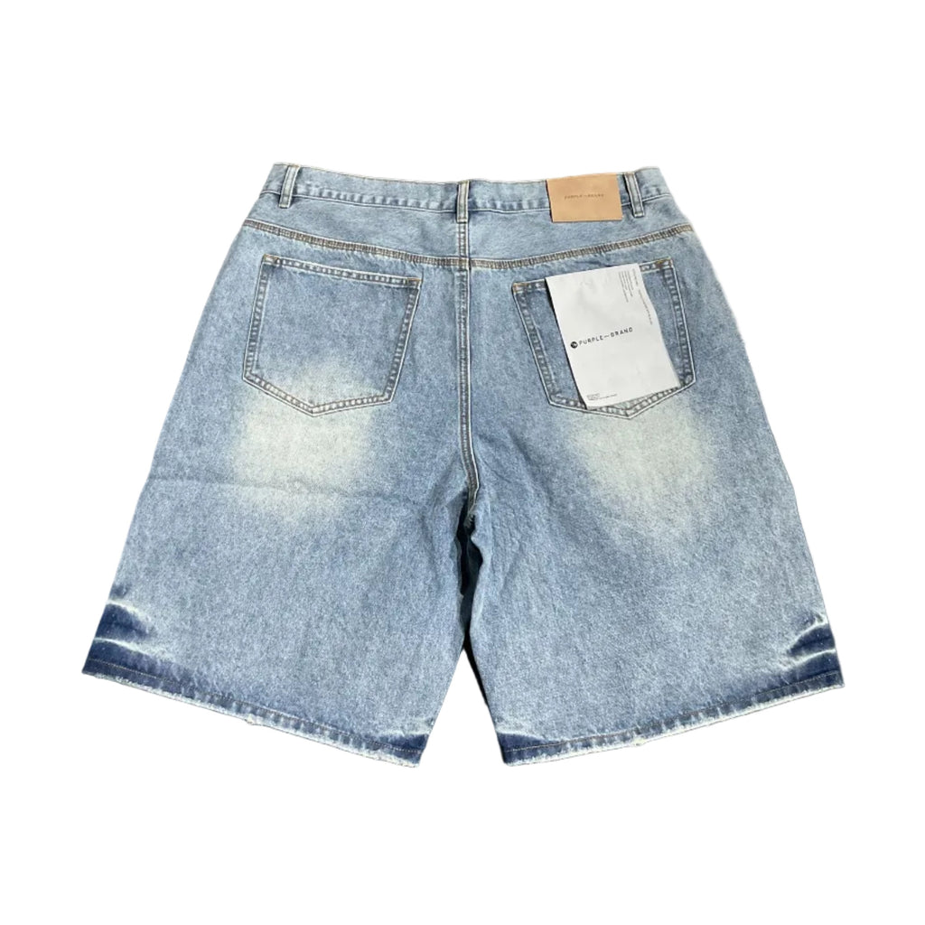 Purple jeans short bling 17
