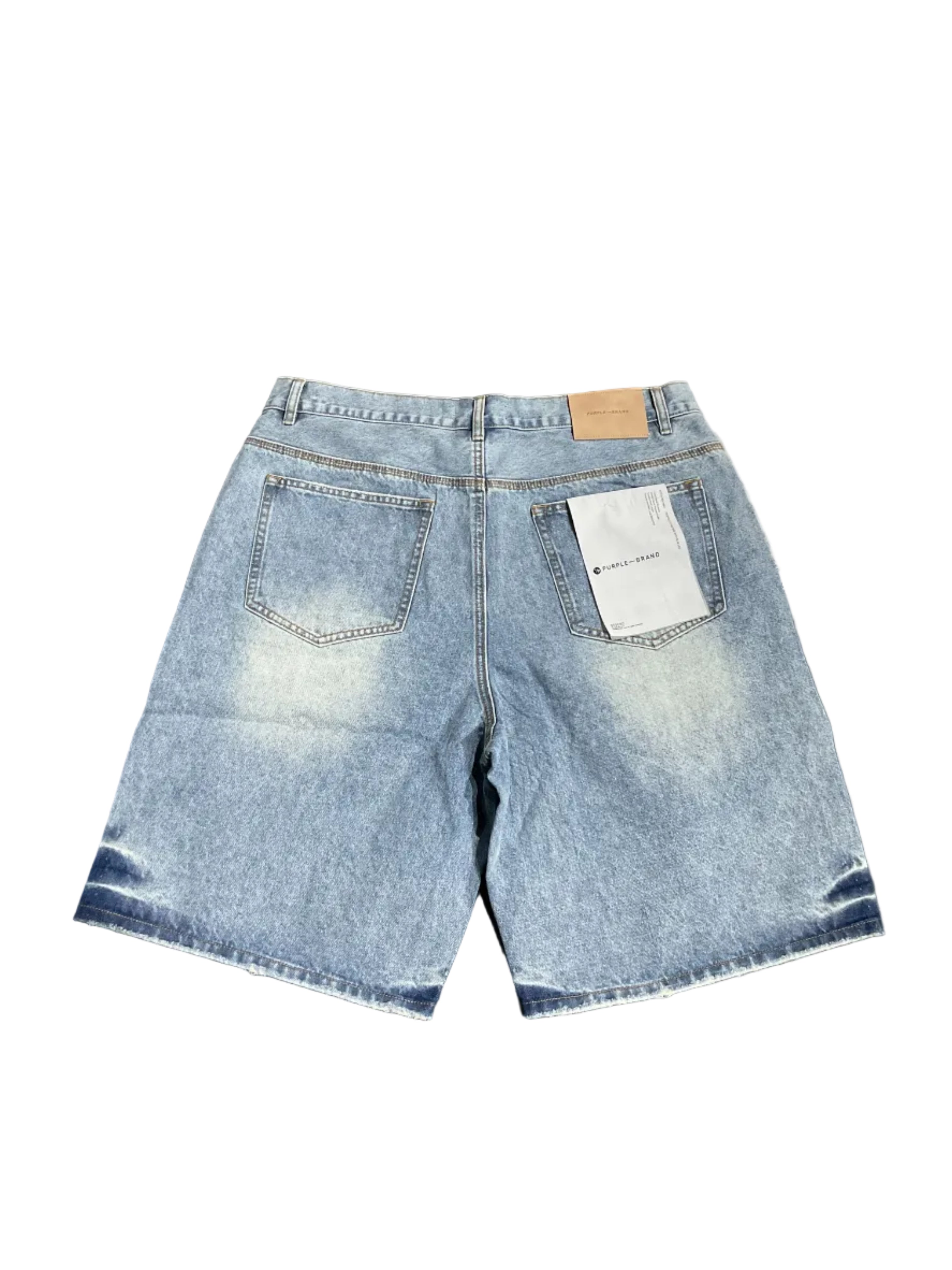 Purple jeans short bling 17