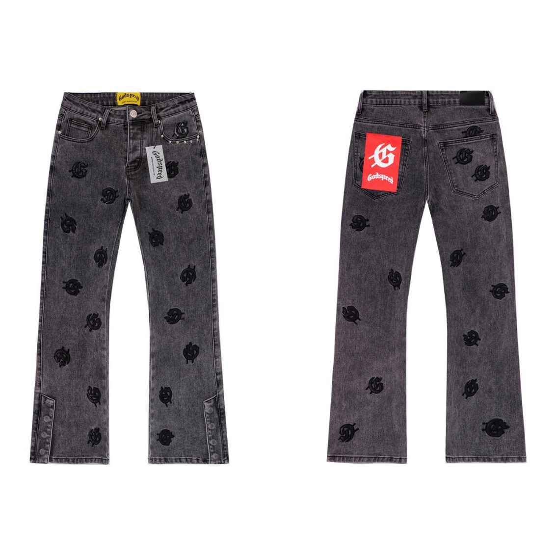 Godspeed monogram wash black