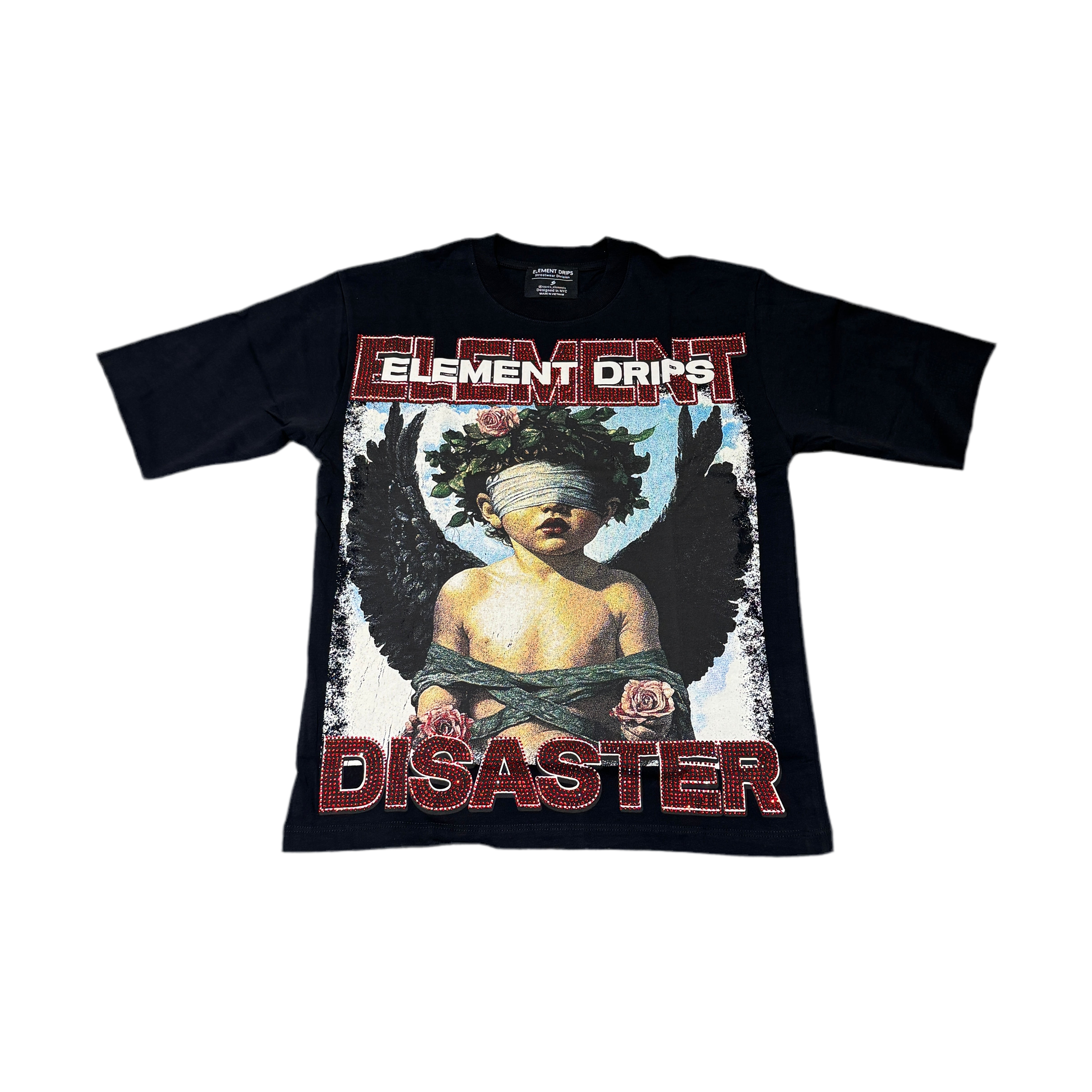 Element Drips Angel Tied up Black Tee