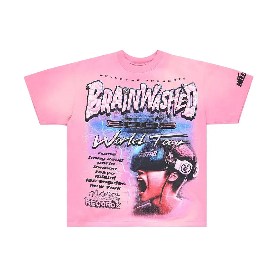 Hellstar Brainwashed Tee 'Pink'