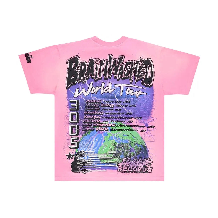 Hellstar Brainwashed Tee 'Pink'