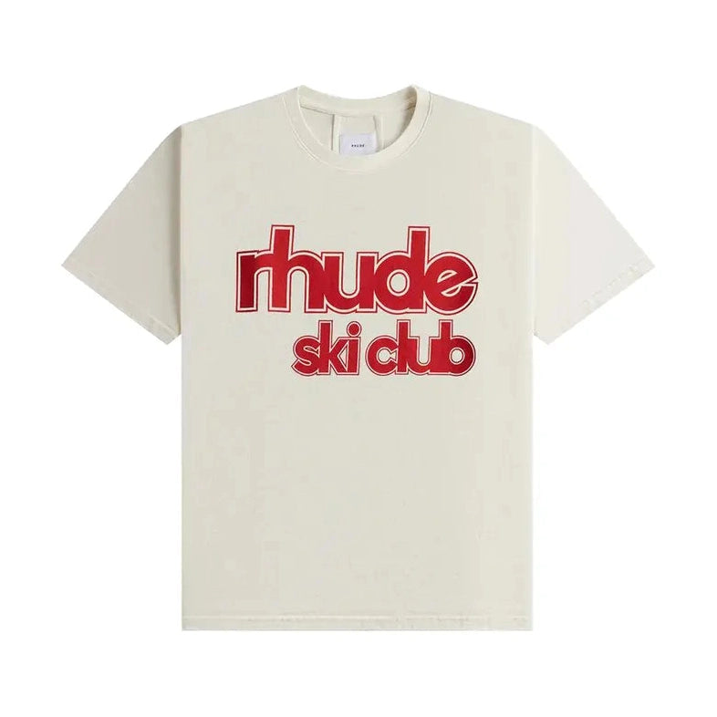 Rhude Ski Club Tee Cream