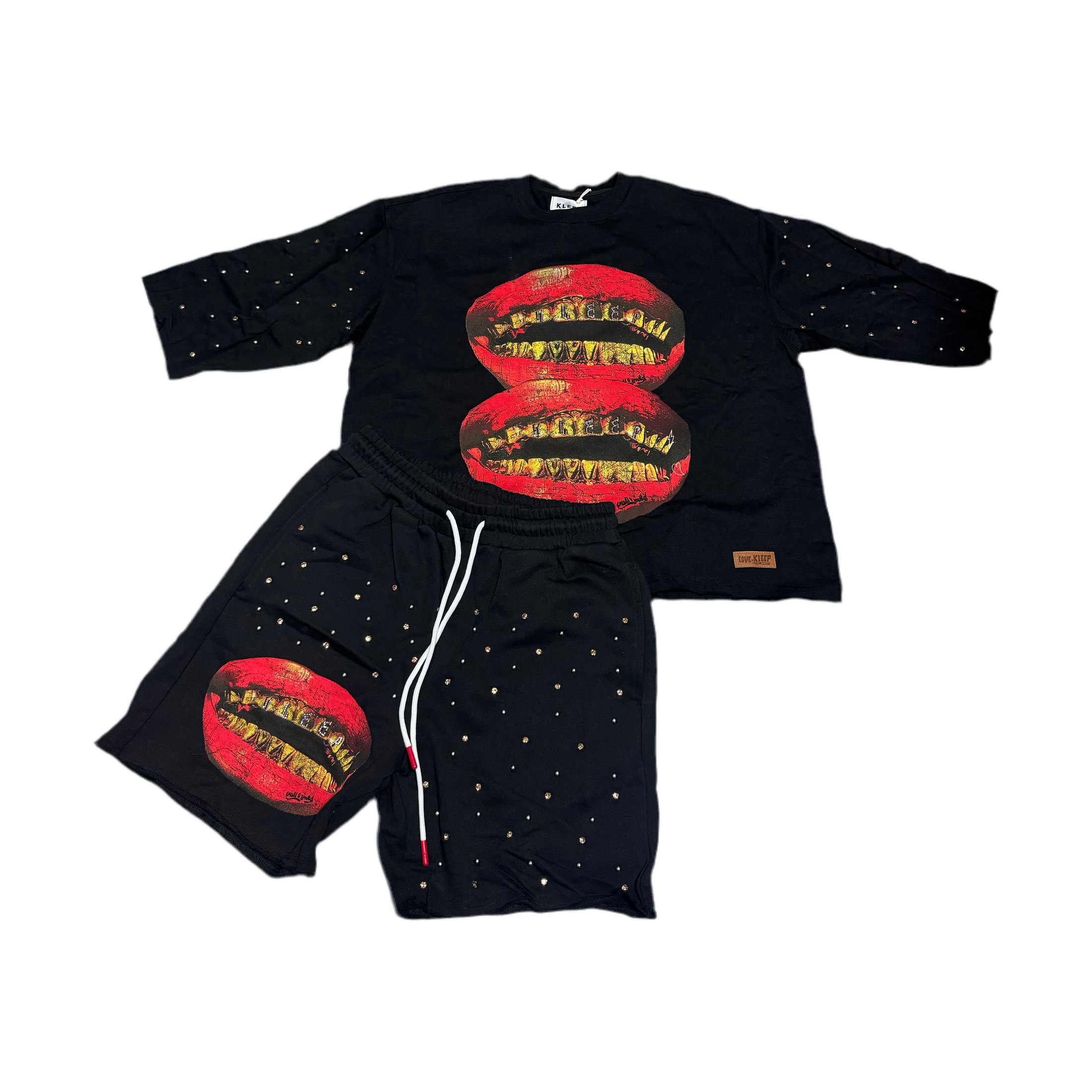 KLEEP GOLD GRILLZ set black