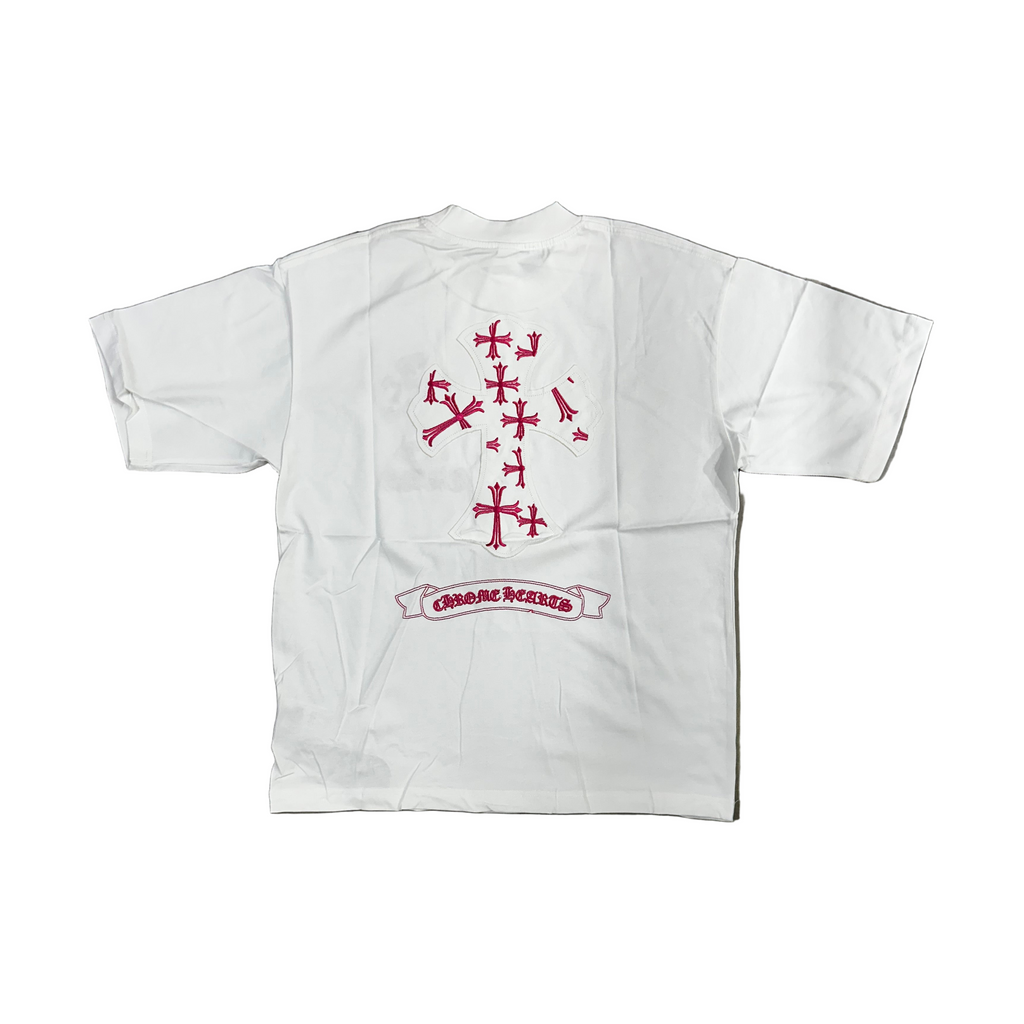 Chrome Hearts Logo pink 3D Cross