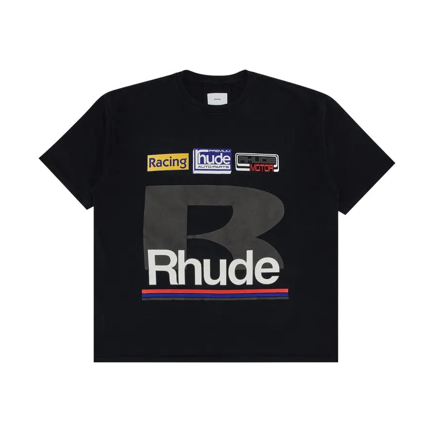 Rhude Petrol Patch Tee 'Vintage Black'