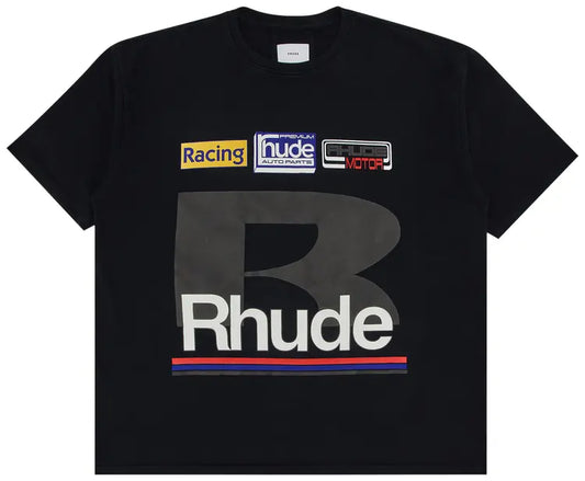 Rhude Petrol Patch Tee 'Vintage Black'