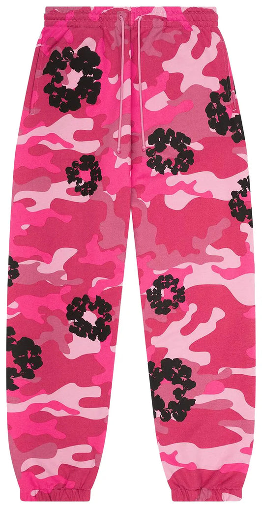 Denim Tears Wreath Sweatpant 'Pink Camo'