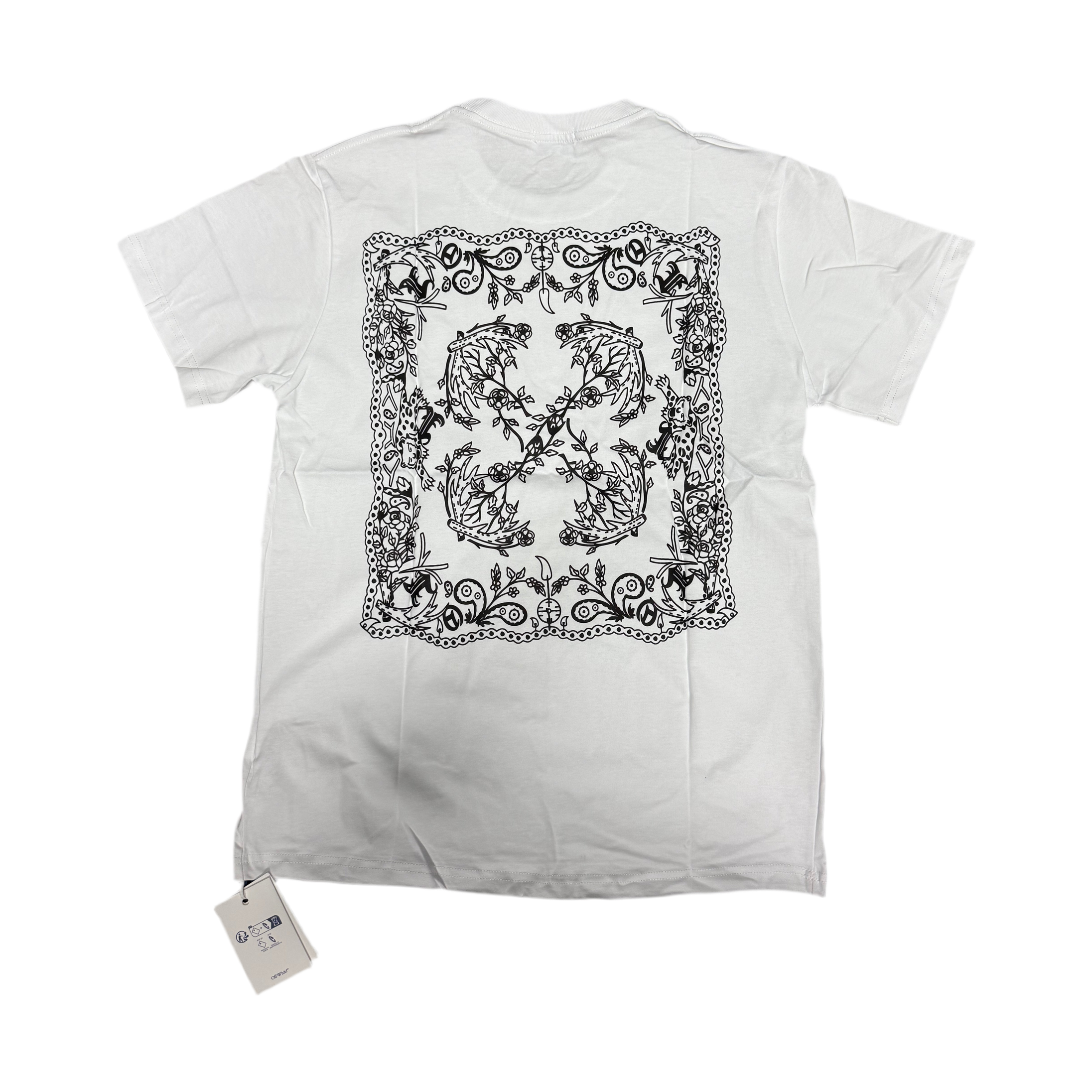 Off-White Paisley Tee White