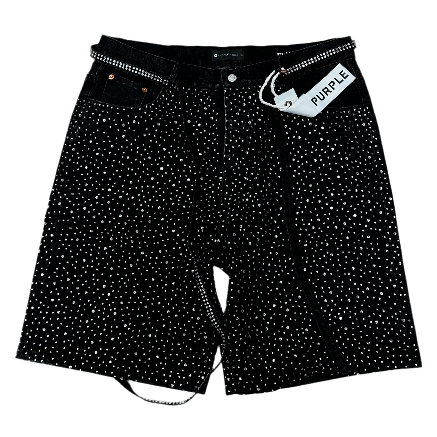 Purple jeans short 02