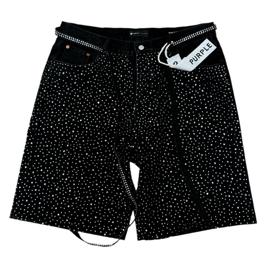 Purple jeans short 02