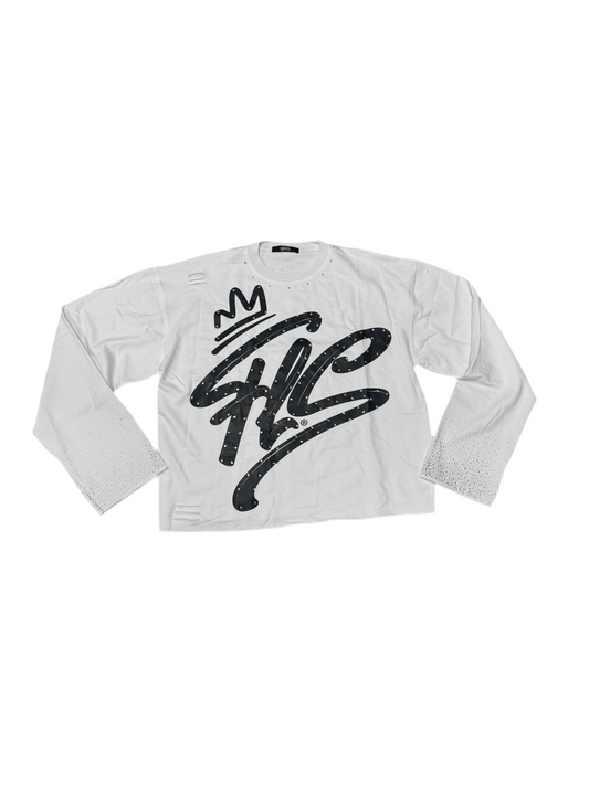 FLOWLESS LONGSLEEVE logo (white)
