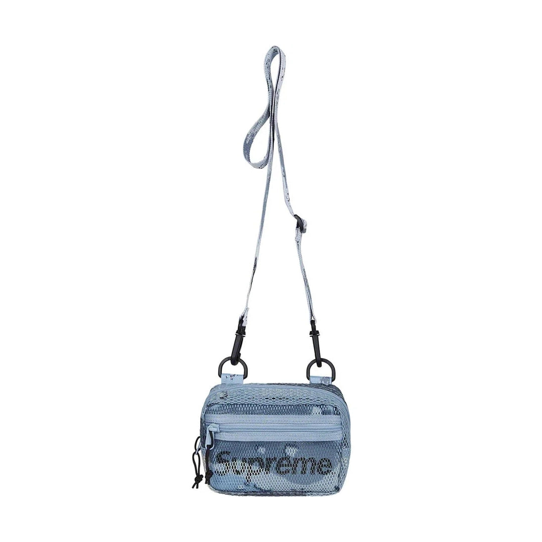 Supreme Mesh Side Small Shoulder Bag Blue Camo SS20