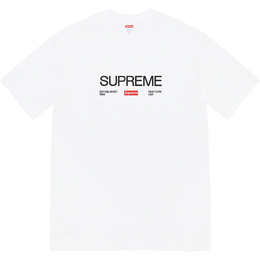 Supreme Est 1994 Tee White