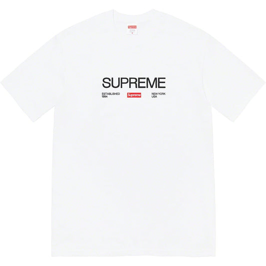 Supreme Est 1994 Tee White