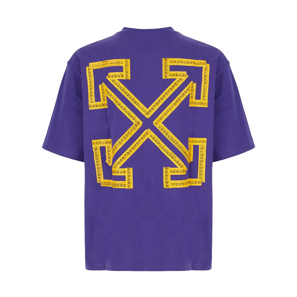 Off-White Tape Measure Tee Purple