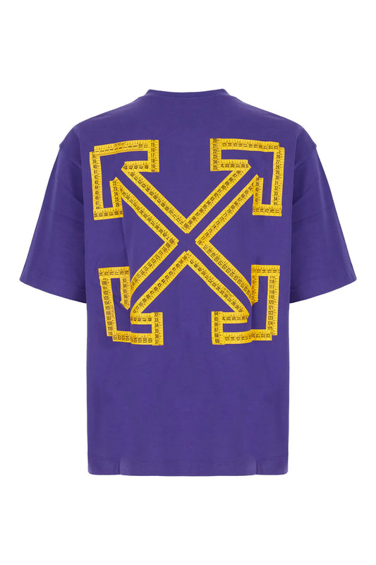 Off-White Tape Measure Tee Purple