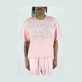 Shady F/Terry Tee Pink